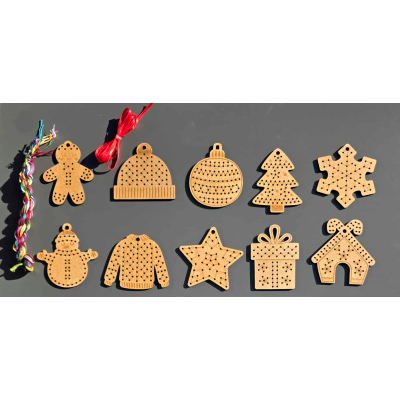 Læserskåret broderi kit