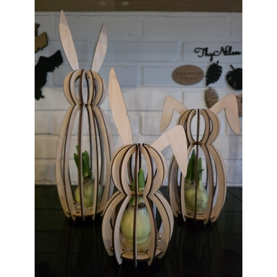 Laserskåret påskehare